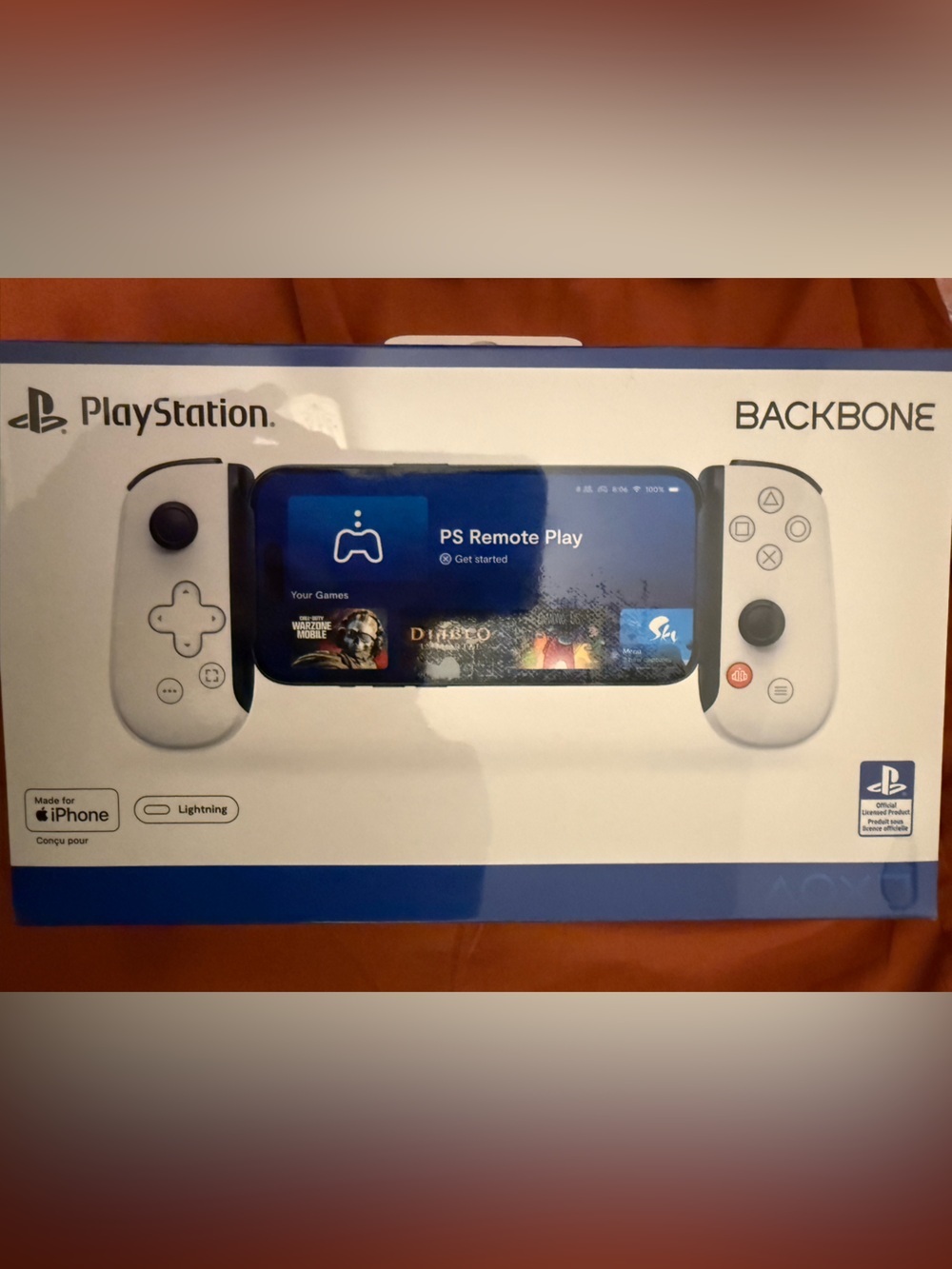 PlayStation Backbone iPhone Gaming Controller - White/Black